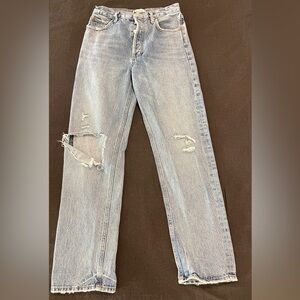 Agolde light wash jeans